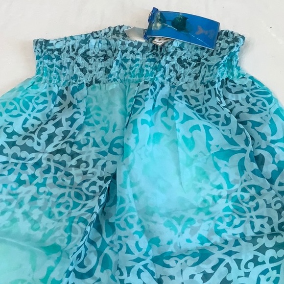 Lisa Blue ARABIAN NIGHTS Side Split Pant - Aqua Marine - Picture 4 of 14